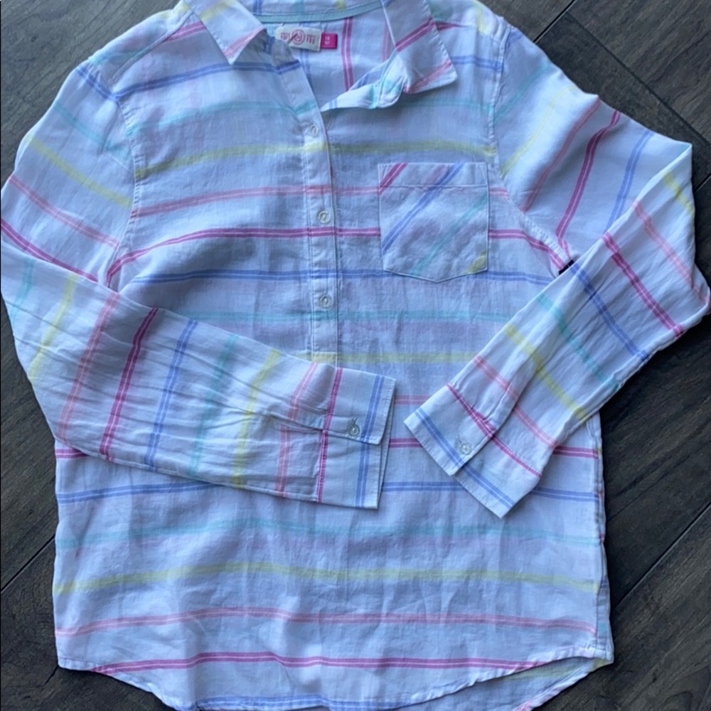 White button up long sleeve